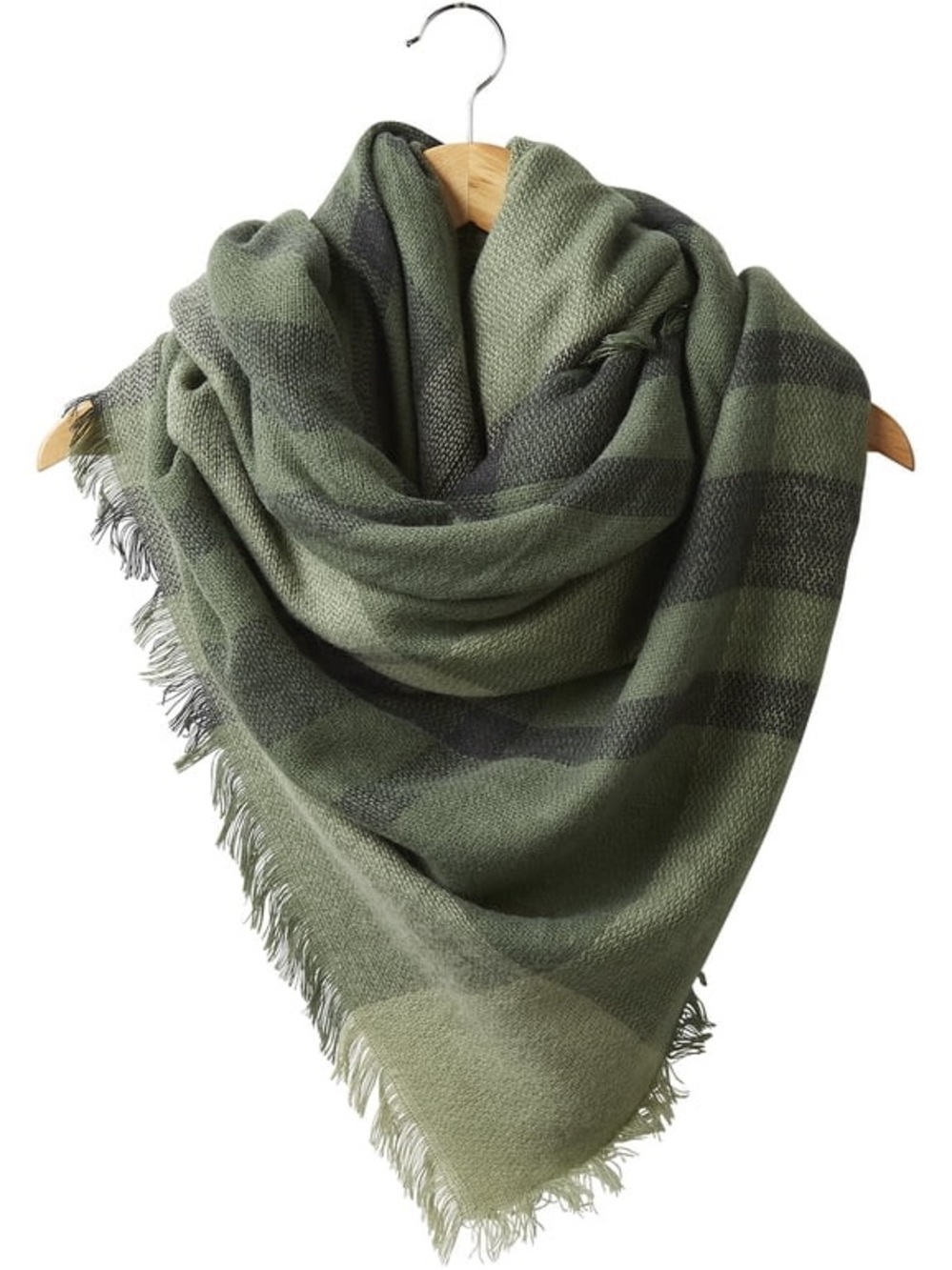 Hadley Wren Women Plaid Blanket Scarf